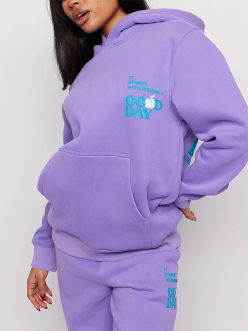 Customize hoodies and high-waist elastic loose sweatpants - Image 3