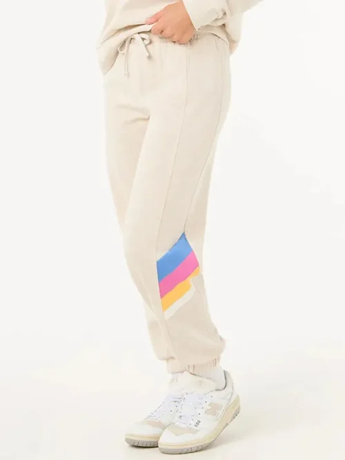 Custom Sweatshirt And Sweatpants Vintage Color Blocking - Image 3