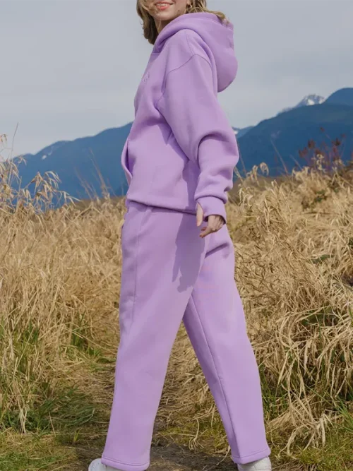 Alternative view of Custom Sweatshirts And Sweatpants All Season Jogger Sets
