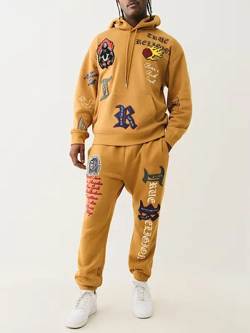 Custom Hoodie And Sweatpants Championship Patches Set - Image 5