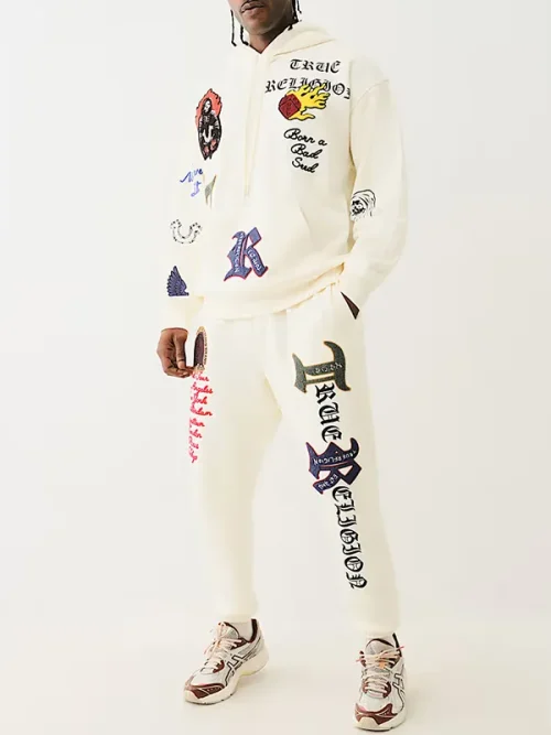 Custom Hoodie And Sweatpants Championship Patches Set - Image 4
