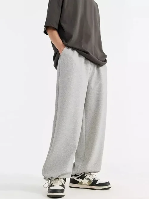 Sweatpants Custom Creamy Beige Relaxed Fit - Image 3