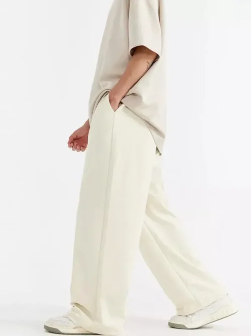 Alternative view of Sweatpants Custom Creamy Beige Relaxed Fit