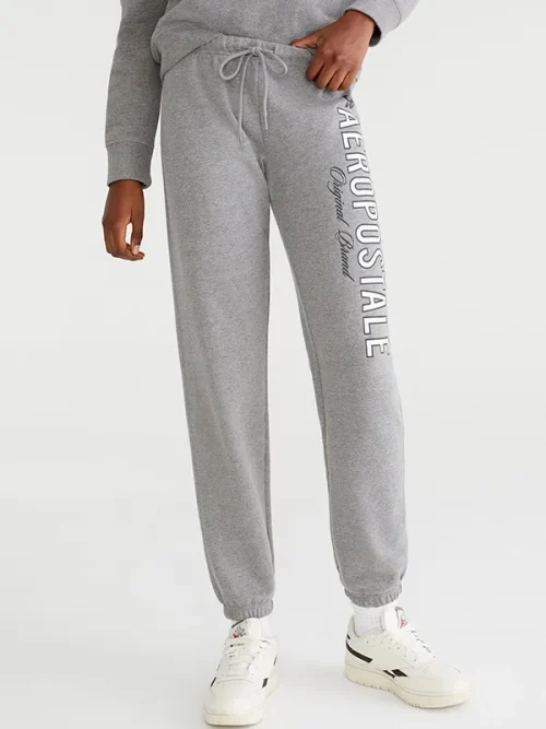 Custom Ink Sweatpants Crisp White Contrast Blue Typography - Image 6