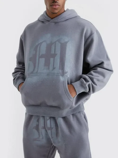 Custom Sweatpant Oversized Graffiti Spray Graphic Tracksuit - Image 3