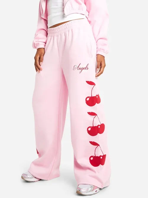 Custom Hoodies And Pink Wide-leg Sweatpants - Image 4