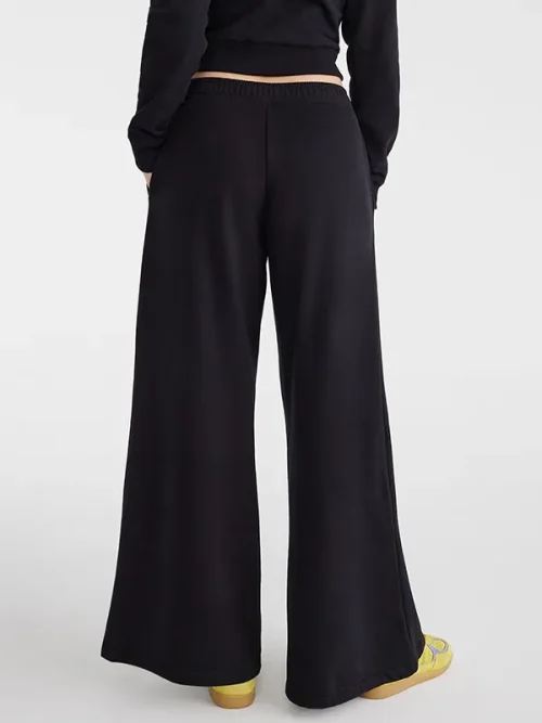 Custom elastic waist Light gray Flare Sweatpants - Image 5
