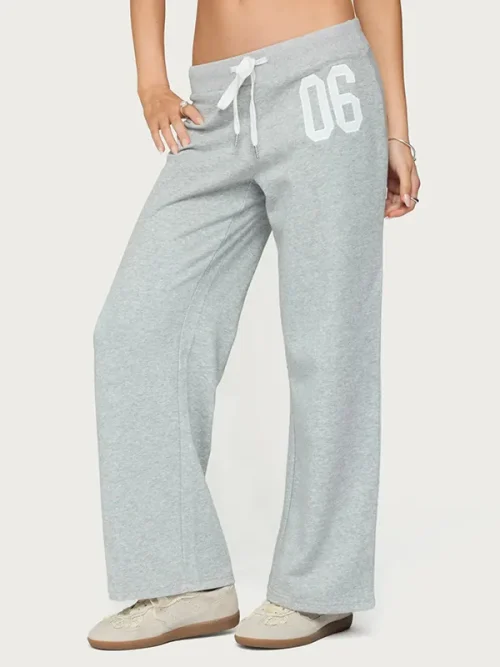 Custom tailored printed drawstring sweatpants