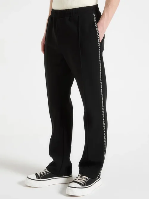 High Quality Custom Sweatpants Contrast Whipstitch Track Pants