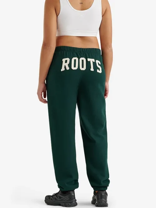 Custom Fit Sweatpants Dark Green Slim-Fitting Style - Image 3