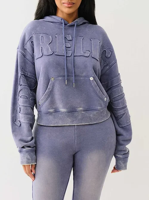 Hooded sweatshirt manufacturers retro patchwork pattern logo snowflake Tracksuit