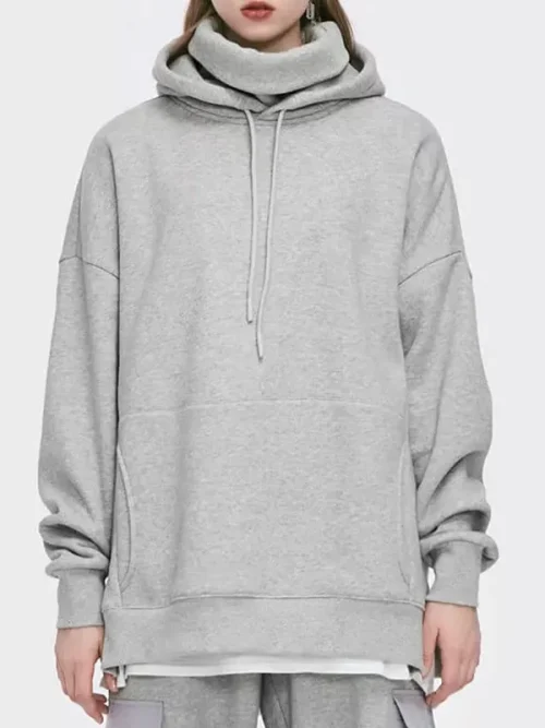 Factorie sweatshirts women's loose fit heavyweight hoodie with high neck - Image 4