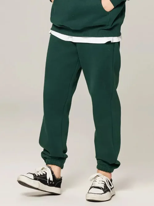 Alternative view of Custom youth tapered fit fleece sweatpants