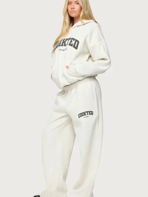 Wholesale custom sweatpants cotton wide-leg style - Image 5