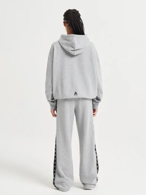 China custom tracksuits factory Graphic Hoodie Grey - Image 3