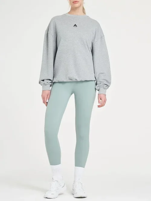 Alternative view of Custom crewneck batwing sleeves sweatshirts Logo graphic
