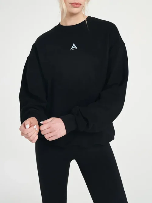 Custom crewneck batwing sleeves sweatshirts Logo graphic - Image 6