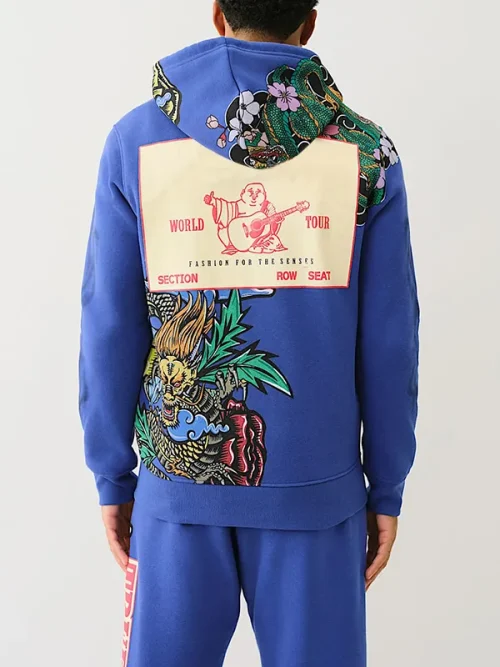 Custom sweatshirts with picture tattoo logo zip hoodie - Image 4