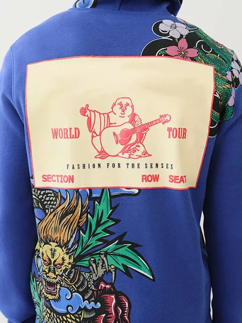 Custom sweatshirts with picture tattoo logo zip hoodie - Image 6