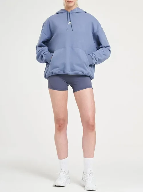 Custom Light blue 460g heavy cotton hooded sweatshirts - Image 3