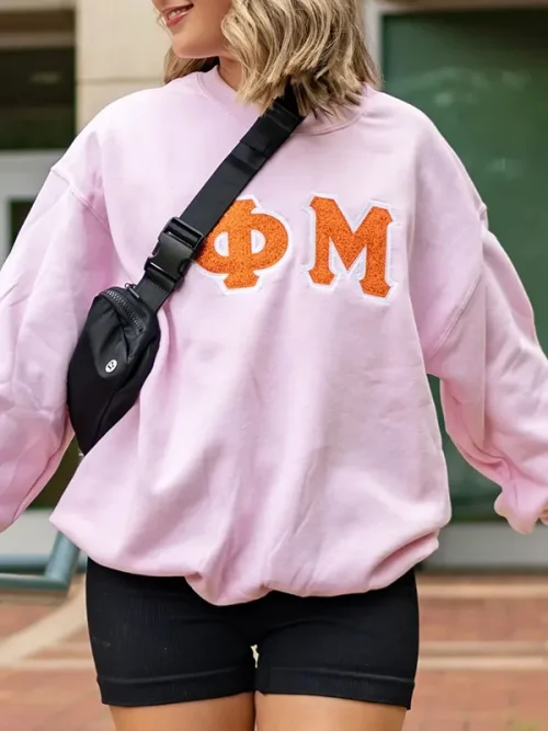 Custom dark grey unisex embroidery letter sweatshirts - Image 6