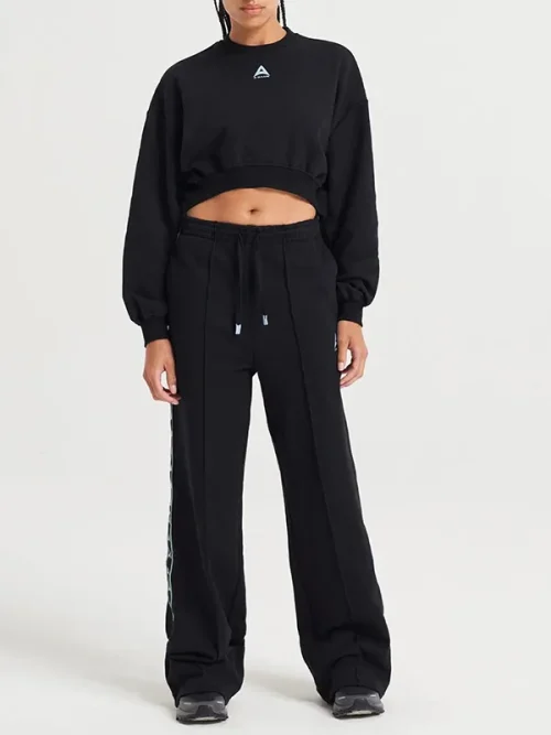 Custom drop shoulder batwing sleeves monogram sweatshirt - Image 3