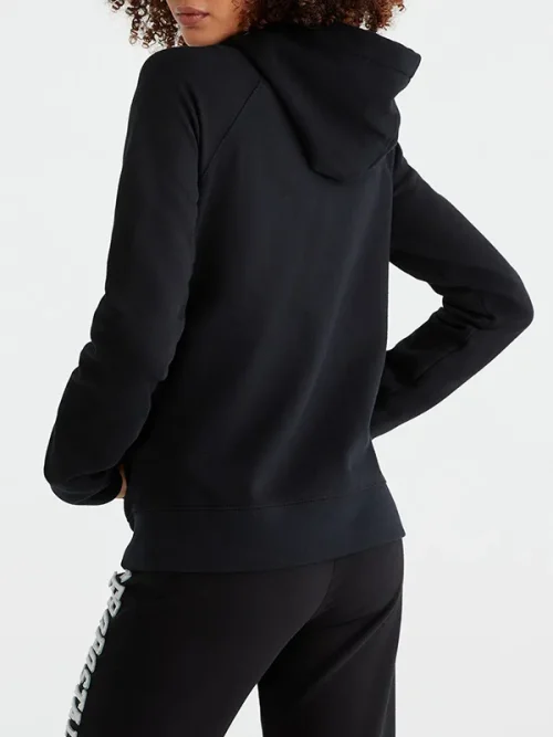 Alternative view of Custom full zip sweatshirts towel embroidered large pocket drawstring hoodie