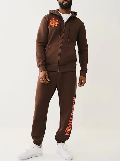 Custom applique sweatshirts heavy cotton zipper hoodie - Image 6