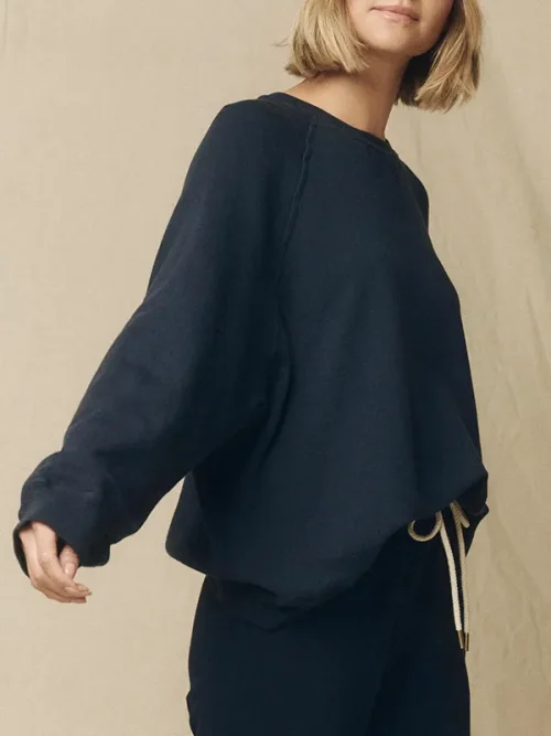 Custom navy sweatshirts dark navy blue pullover