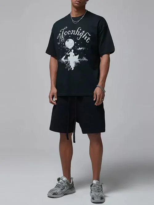 Custom Starry Sky Canoe Printing Loose Fit T hirt - Image 6