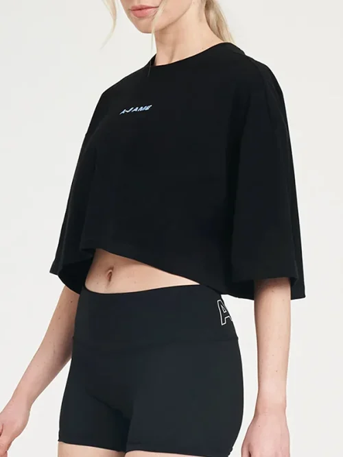 Customize sports cropped navel baring T-shirt - Image 3