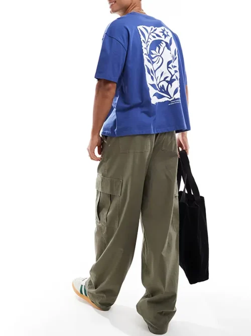 Custom art printing blue t shirts - Image 3