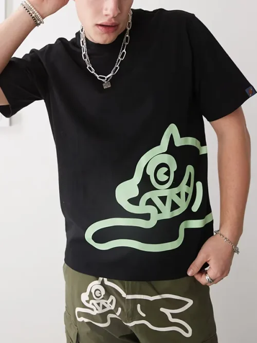 Custom dog head themed printed T shirt - Image 3