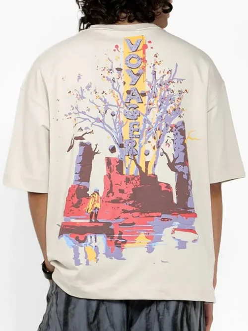 Alternative view of Custom art Landscape print t shirts