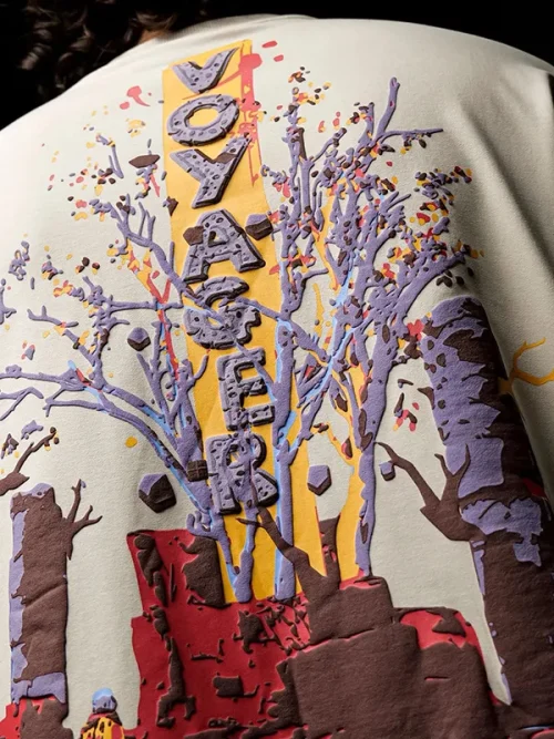 Custom art Landscape print t shirts - Image 4