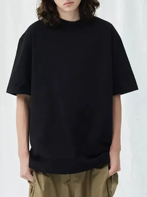 Custom gender-neutral basic style t shirt maker - Image 3