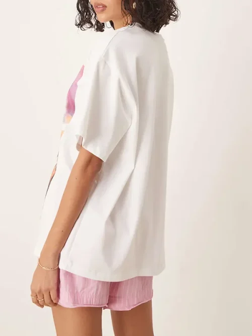 Custom three-dimensional flower field photo t shirts - Image 3
