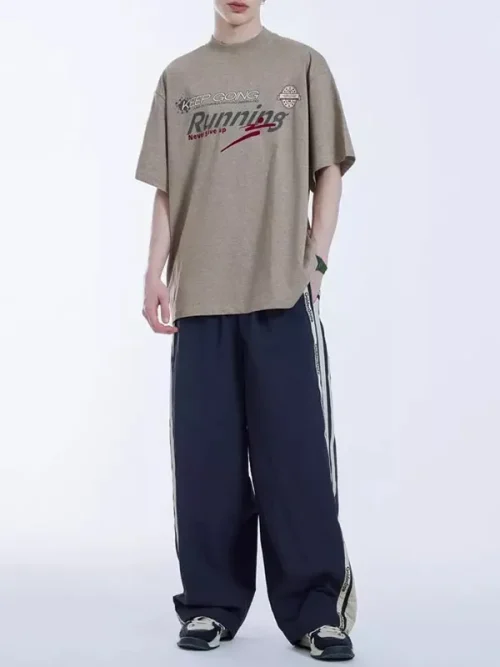 Sports style letters t shirt custom print - Image 5