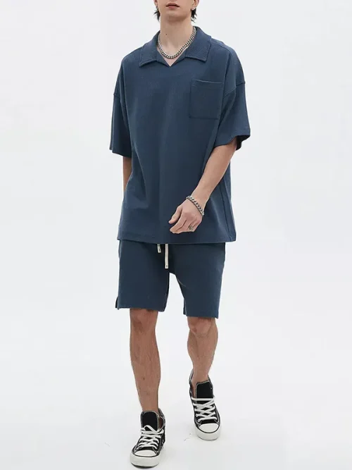 Alternative view of Polo t shirt custom soft cotton lapel short sleeves