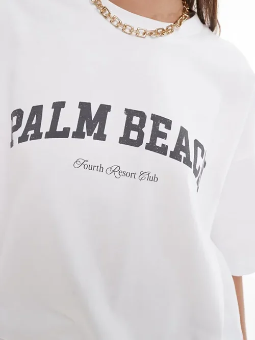 Custom made t-shirts gender-neutral beach club series - Image 3