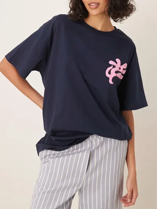 Custom t shirt designs pink art print