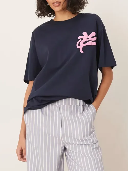 Alternative view of Custom t shirt designs pink art print