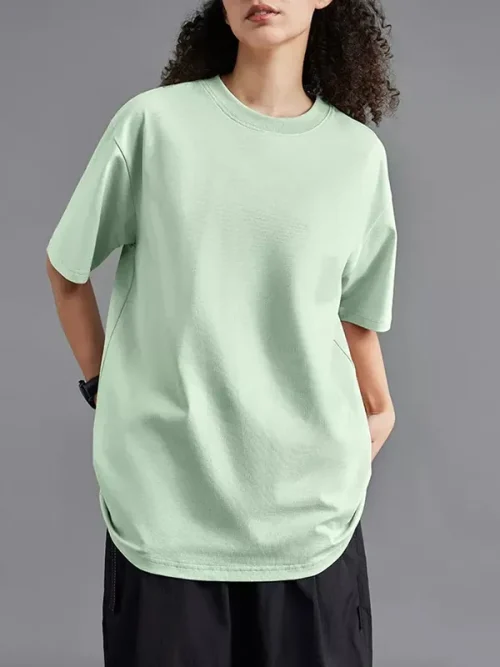 Customize your own morandi green textured t shirt