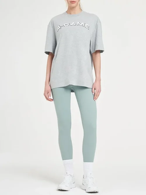 Alternative view of Custom 3D letter embroidered short sleeves tee shirts