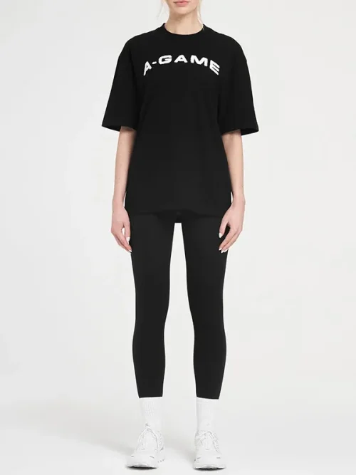Custom 3D letter embroidered short sleeves tee shirts - Image 5