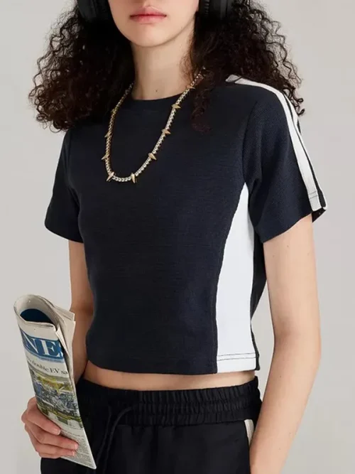 Alternative view of Custom short navel-baring tee shirt designs