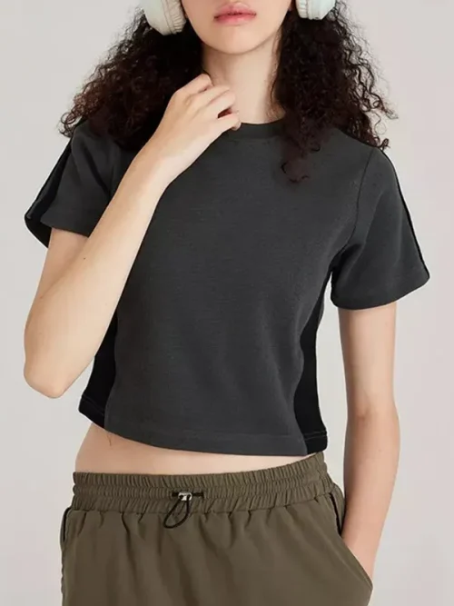 Custom short navel-baring tee shirt designs - Image 4