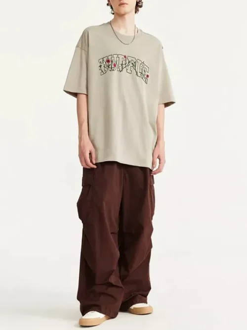 Alternative view of Custom loose embroidered tee shirts design your own logo