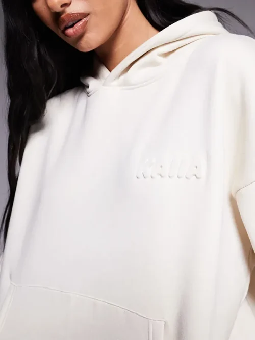 Customize Big Pocket Off-White Hoodies Sweatshirt Set - Image 3