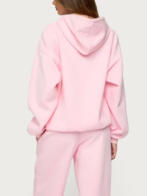 Pink hoodie custom No. 8 billiards themed print - Image 3